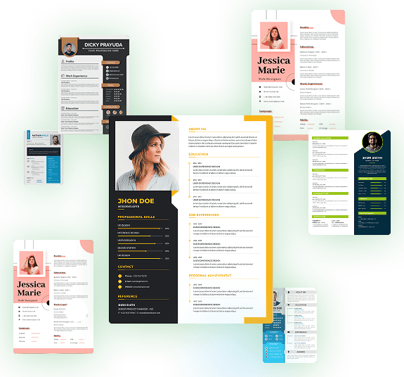 Resume Builder Illustration
